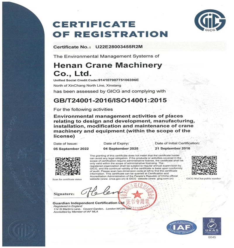 ISO Certification ISO Certification